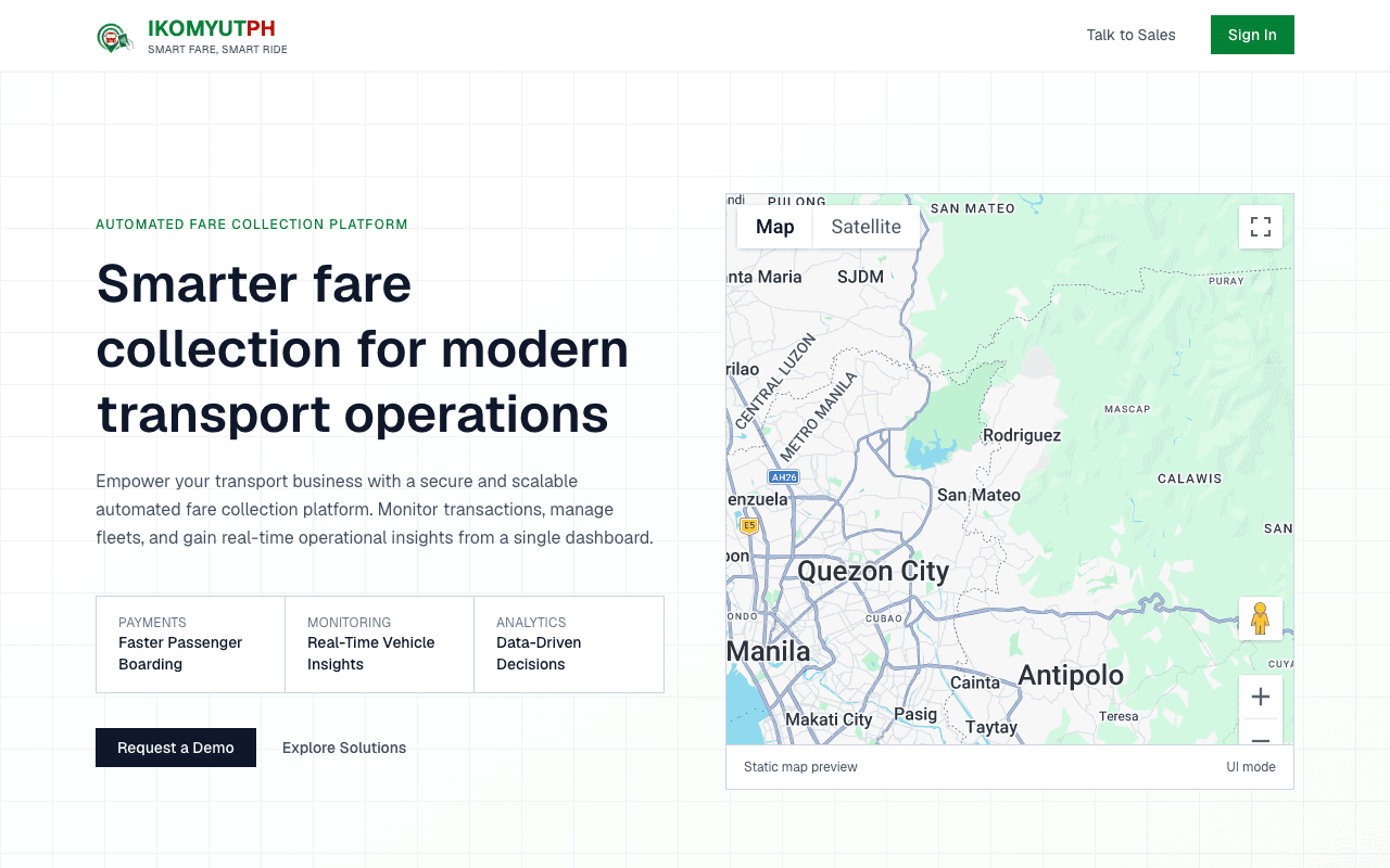 Fleet Intelligence & Bus Ticketing Platform preview